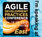 Agile Development Practices 2010 Speaker