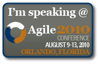 Agile 2010 Speaker